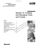 Module 10: Creating and Managing Trees and Forests