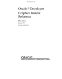 Oracle Developer Graphics Builder Reference 6.0