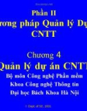 Nhập môn Công nghệ phần mềm - Phần II : Phương pháp Quản lý Dự án CNTT