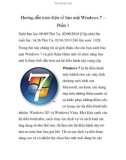 Hướng dẫn toàn diện về bảo mật Windows 7 – Phần 1