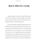 BÀI 9: NÓI VỀ LAYER