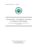 Congestion and Error Control in Overlay Networks