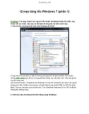12 mẹo tăng tốc Windows 7 (phần 1)