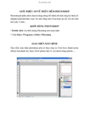 GIÁO TRÌNH ĐỒ HỌA_TÓM TẮT BÀI GIẢNG PHOTOSHOP