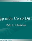 Nhập môn Cơ sở Dữ liệu - Phần 5