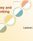 Money and Banking: Lecture 20