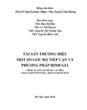 Một số góc độ tiếp cận và phương pháp định giá tài sản thương hiệu - PGS.TS. Nguyễn Quốc Thịnh, ThS. Nguyễn Thu Hương