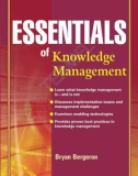 Essentials of knowledge managemen phần 1