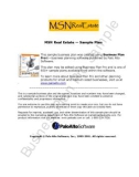 MSN REAL ESTATE - SAMPLE PLAN