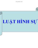 SLIDE - LUẬT HÌNH SỰ