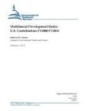 Multilateral Development Banks: U.S. Contributions FY2000-FY2013