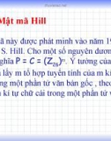 Mật mã Hill