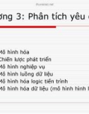 Chương 3: Phân tích yêu cầu