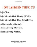 Ôn lại kiến thức cũ kỹ thuật điện tử