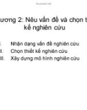 Bài giảng Phương pháp nghiên cứu: Chương 2 - Nguyễn Hùng Phong