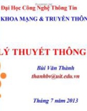 Bài giảng Lý thuyết thông tin: Chương 4 - Bùi Văn Thành