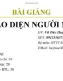 Bài giảng Giao diện người máy - Vũ Đức Huy