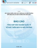 Báo cáo dự án: Xây dựng chiến lược phát triển dịch vụ môi trường đến năm 2020 và định hướng đến năm 2030