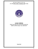 Giáo trình đào tạo thuyền trưởng hạng ba môn Luồng chạy tàu thuyền - Cục Đường thủy nội địa Việt Nam