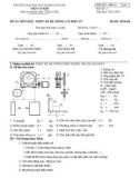 Mẫu đề môn Thiết kế hệ thống cơ điện tử (Đề 1) - ĐH Bách khoa Hà Nội