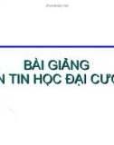 Bài giảng học phần Tin học đại cương