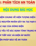 Bài giảng Bài 3: Phân tích an toàn điện