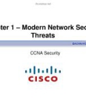 Lecture CCNA Security - Chapter 1: Modern Network Security Threats