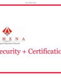 Lecture Security+ Certification: Chapter 1 - Trung tâm Athena