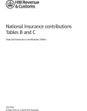 National Insurance contributions Tables B and C