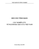 Báo cáo Tổng quan các nghiên cứu về ngành rau quả của Việt Nam