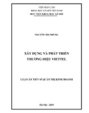 Luận án Tiến sĩ Quản trị kinh doanh: Xây dựng và phát triển thương hiệu Viettel