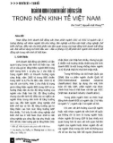 Ngành kinh doanh bất động sản trong nền kinh tế Việt Nam