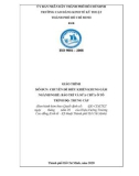 Giáo trình Chuyên đề điều khiển khung gầm (Ngành: Bảo trì và sửa chữa ô tô) - CĐ Kinh tế Kỹ thuật TP.HCM