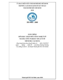 Giáo trình Nhập môn công nghệ ô tô (Nghề: Công nghệ ô tô) - CĐ Kinh tế Kỹ thuật TP.HCM