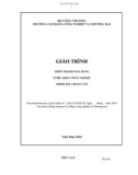 Giáo trình Thiết bị điện gia dụng (Nghề: Điện công nghiệp) - CĐ Công nghiệp và Thương mại