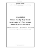 Giáo trình Kỹ thuật vi xử lý (Nghề: Điện tử công nghiệp) - CĐ Công nghiệp và Thương mại