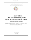 Giáo trình Thiết kế mạch in (Nghề Kỹ thuật sửa chữa, lắp ráp máy tính): Phần 1 - CĐ nghề Vĩnh Long