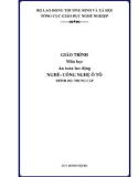 Giáo trình An toàn lao động (Nghề: Công nghệ ô tô - Trung cấp) - Tổng cục giáo dục nghề nghiệp