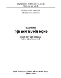 Giáo trình Tiện ren truyền động (Nghề: Cắt gọt kim loại - Cao đẳng) - Tổng cục Dạy nghề