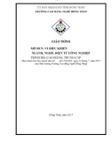 Giáo trình Vi điều khiển (Nghề: Điện tử công nghiệp - CĐ/TC): Phần 1 - Trường Cao đẳng Nghề Đồng Tháp