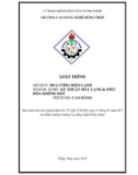 Giáo trình Đo lường điện lạnh (Nghề: Kỹ thuật máy lạnh và điều hòa không khí - Cao đẳng) - Trường Cao đẳng nghề Đồng Tháp