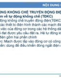 Bài giảng Trang bị điện 1: Bài 3 - ThS. Ninh Trọng Tuấn