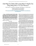 Giải pháp cải thiện chất lượng định vị nguồn âm dùng mảng Micro và lưới Fibonacci