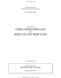 GIÁO TRÌNH CÔNG NGHỆ KIM LOẠI TẬP 3