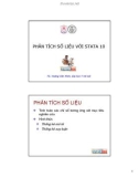 PHÂN TÍCH SỐ LIỆU VỚI STATA 10