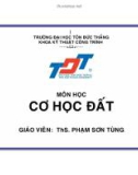 CƠ HỌC ĐẤT - CHƯƠNG 6 ÁP LỰC ĐẤT LÊN TƯỜNG CHẮN