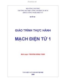 GIÁO TRÌNH THỰC HÀNH MẠCH ĐIỆN TỬ 1