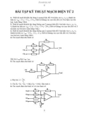 Bài tập kỹ thuật mạch điện tử