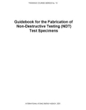 guid for the fabrication of non-destructive testing (ndt) test specimens