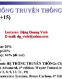 HỆ THỐNG TRUYỀN THÔNG - Đặng Quang Vinh